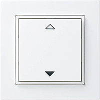 55x55 wireless switch blinds Gira E2 pure white